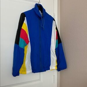 Vintage Pacer Block Color Windbreaker Jacket sizeM Unisex